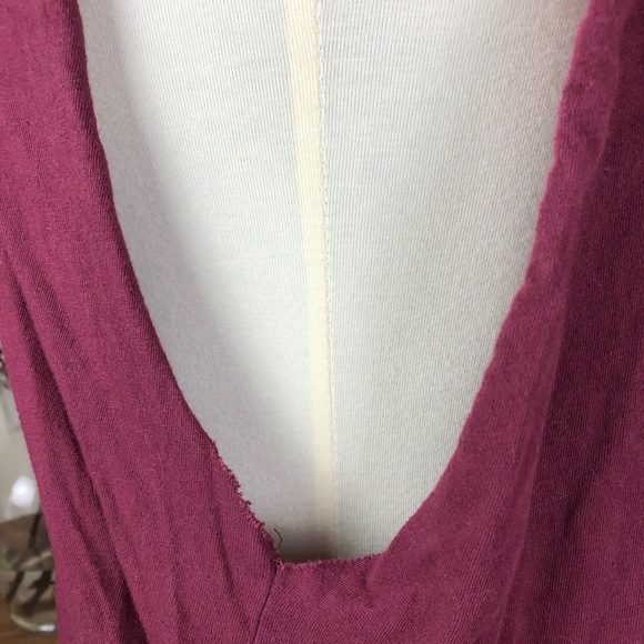 VANS Oversized Tropical Muscle Tank Burgundy Red Size XS - Picture 7 of 8